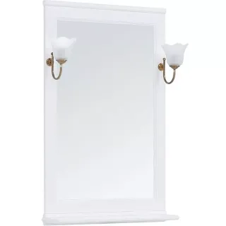 Зеркало Aquanet Валенса 238828 65 см белый матовый